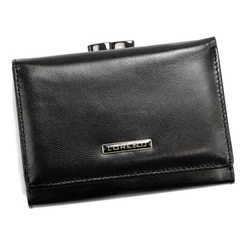 Lorenti 15-09-CIS fekete női bőr pénztárca 12.5 x 10 x 3.5 cm