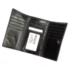 Lorenti 55020-CIS fekete női bőr pénztárca 14 x 9 x 4 cm