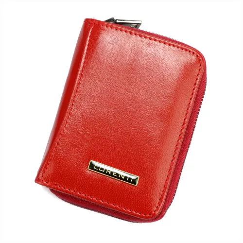 Lorenti 5157-CIS piros női bőr pénztárca 7.5 x 10.5 x 3 cm