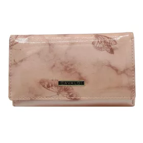   Cavaldi H23-1-SBF bézs női marhabőr pénztárca 14 x 9.5 x 3 cm