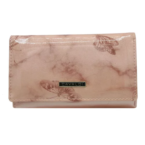 Cavaldi H23-1-SBF bézs női marhabőr pénztárca 14 x 9.5 x 3 cm