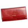 Cavaldi PX28-20 piros női bőr-rostbőr pénztárca 18,5 x 10 cm