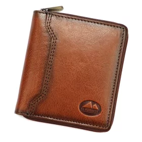   EL FORREST 991-29 RFID barna férfi bőr pénztárca 10 x 11 x 2 cm