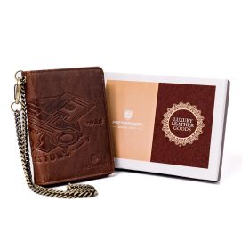   Peterson PTN N4C-02-HWM barna férfi bőr pénztárca 10 x 13 x 2 cm