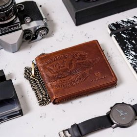   Peterson PTN N992C-08-HWM barna férfi bőr pénztárca 12.5 x 10 x 2 cm