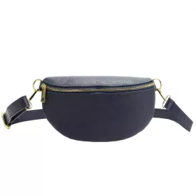   Patrizia 417-003 GOLD sötétkék női bőr övtáska, crossbody 25 x 15 x 6 cm