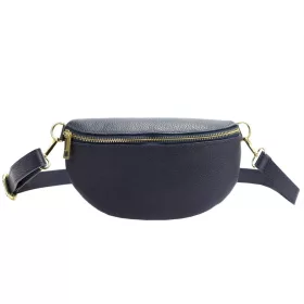  Patrizia 417-003 GOLD sötétkék női bőr övtáska, crossbody 25 x 15 x 6 cm