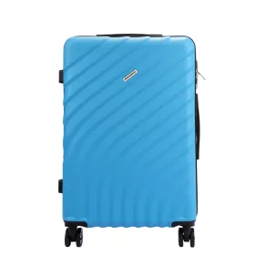   Gregorio W6007 S24 világoskék abs keményfalú bőrönd 60 cm
