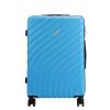 Gregorio W6007 S24 világoskék abs keményfalú bőrönd 60 cm