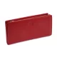 VerMari VER LW-02 piros női marhabőr pénztárca 19 x 10 x 2.5 cm
