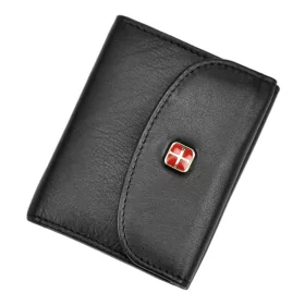   Albatross SN 3770 RFID fekete férfi bőr pénztárca 9 x 7 x 2 cm