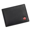 Albatross SN BELLU RFID fekete férfi marhabőr pénztárca 11 x 7.5 x 2 cm