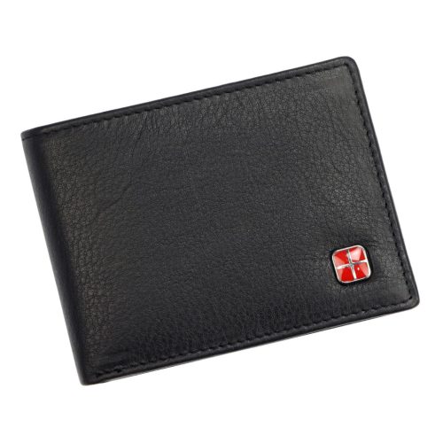 Albatross SN BELLU RFID fekete férfi marhabőr pénztárca 11 x 7.5 x 2 cm