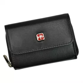   Albatross SN EL924 RFID fekete férfi bőr pénztárca 10 x 7 x 2.5 cm