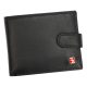 Albatross SN MW2215 Z RFID fekete férfi bőr pénztárca 13 x 10 x 3 cm