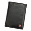 Albatross SN MW07 RFID fekete férfi bőr pénztárca 9.5 x 13 x 2.5 cm