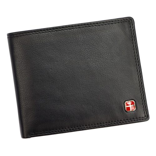 Albatross SN 2213 RFID fekete férfi bőr pénztárca 13 x 10.5 x 3 cm