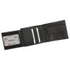 Albatross SN 2213 RFID fekete férfi bőr pénztárca 13 x 10.5 x 3 cm