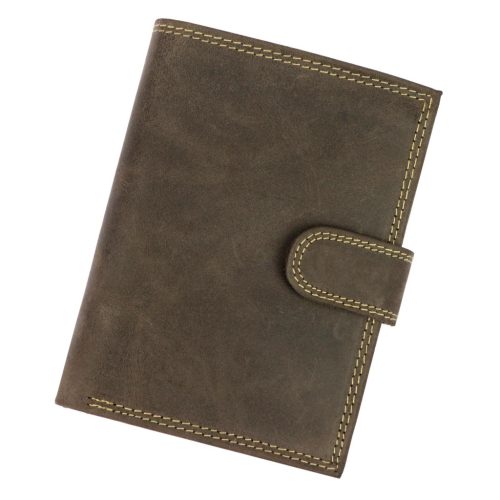 Wild N4L-P-CHM-NL RFID barna férfi valódi bőr pénztárca 10.5 x 13 x 3 cm