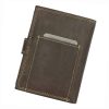 Wild N4L-P-CHM-NL RFID barna férfi valódi bőr pénztárca 10.5 x 13 x 3 cm