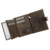Wild N4L-P-CHM-NL RFID barna férfi valódi bőr pénztárca 10.5 x 13 x 3 cm