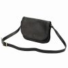 Florence 2005 fekete női bőr válltáska, oldaltáska, crossbody 25 x 20 x 8 cm