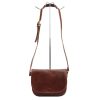 Florence 2005 barna női bőr válltáska, oldaltáska, crossbody 25 x 20 x 8 cm
