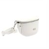 MiaMore 01-029 fehér női bőr válltáska, oldaltáska, crossbody 23 x 13 x 6 cm