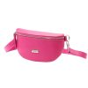 MiaMore 01-029 magenta női bőr válltáska, oldaltáska, crossbody 23 x 13 x 6 cm