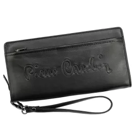   Pierre Cardin TILAK91 2204 fekete női bőr pénztárca 20,5 x 10,5 cm