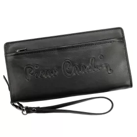   Pierre Cardin TILAK91 2204 fekete női bőr pénztárca 20,5 x 10,5 cm