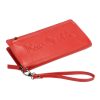Pierre Cardin TILAK91 2204 piros női marhabőr pénztárca 20.5 x 10.5 x 3.5 cm