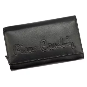   Pierre Cardin TILAK91 2206 fekete női bőr pénztárca 18 x 10,5 cm