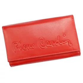   Pierre Cardin TILAK91 2206 piros női bőr pénztárca 18 x 10,5 cm