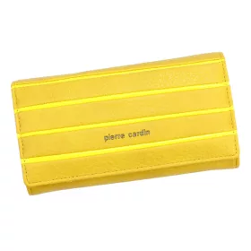   Pierre Cardin LADY60 114 sárga női rostbőr pénztárca 17.5 x 10 x 3.5 cm