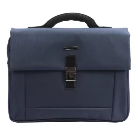   Pierre Cardin 319 XINU12 kék uniszex aktatáska, laptoptáska 15,6" 39 x 31 x 10 cm
