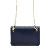 Luka 20-027 Bzzz navy női bőr válltáska, oldaltáska 17.5 x 11 x 6 cm
