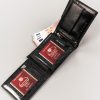 Peterson PTN 304-CA fekete férfi bőr pénztárca 12 x 9.5 x 3 cm
