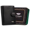 Peterson PTN 317Z-CA fekete férfi bőr pénztárca 10 x 13 x 3 cm