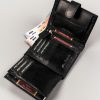 Peterson PTN 317Z-CA fekete férfi bőr pénztárca 10 x 13 x 3 cm
