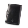 Peterson PTN 348Z 2-1-1 fekete férfi bőr pénztárca 9.5 x 12.5 x 2.5 cm