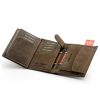 Peterson PTN 317 2-1-4 HUNTER barna férfi bőr pénztárca 10 x 12.5 x 2.5 cm