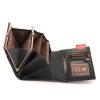 Peterson PTN PL-467.01 fekete-piros női bőr pénztárca 18.5 x 9.5 x 3 cm