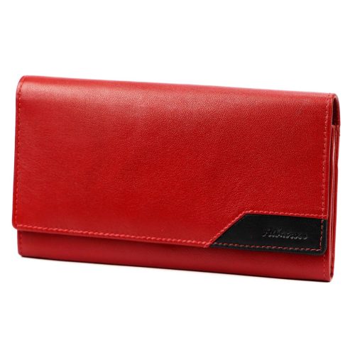 Albatross GN LW-L02 TAB piros női bőr pénztárca 18 x 10 x 2.5 cm 