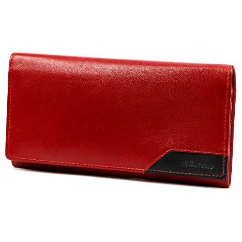Albatross GN LW-L03 TAB piros női bőr pénztárca 18.5 x 10 x 3 cm