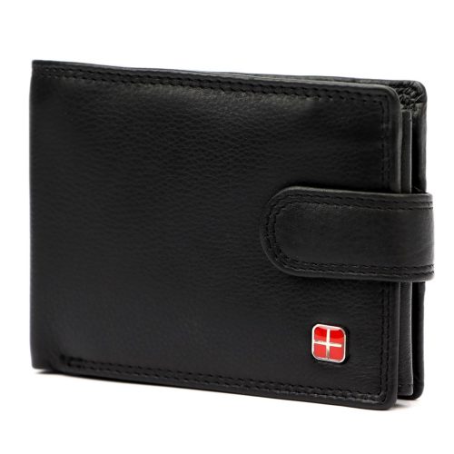 Albatross SN MW103 Z RFID fekete férfi bőr pénztárca 12.5 x 9.5 x 3 cm