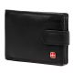 Albatross SN MW103 Z RFID fekete férfi bőr pénztárca 12.5 x 9.5 x 3 cm
