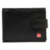 Albatross SN MW103 Z RFID fekete férfi bőr pénztárca 12.5 x 9.5 x 3 cm