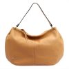 Pierre Cardin 6331 EDF / 5341 EDF barna női bőr kézitáska, válltáska 43 x 29 x 10 cm