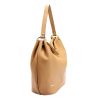 Pierre Cardin 6331 EDF / 5341 EDF barna női bőr kézitáska, válltáska 43 x 29 x 10 cm